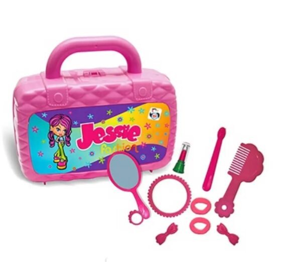 Brinquedo Bolsinha Kit Beleza Infantil Jessie 10 Acessorios
