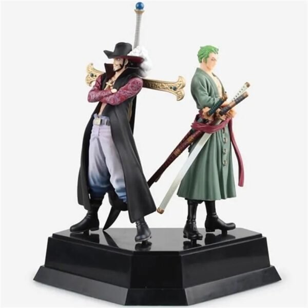 Action Figure Zoro e Dracule Mihawk - One Piece - 20CM