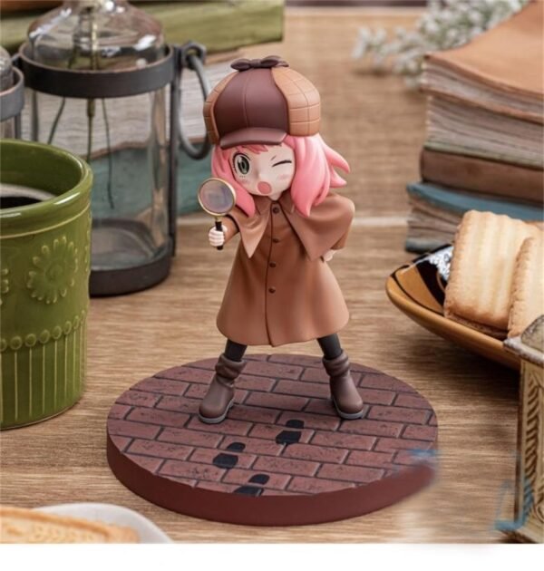 ACTION FIGURE Spy Family Anya Forger Detetive Com Base 13 Cm